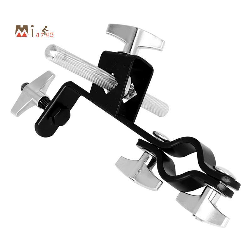 Mi4743Instrument Stand คลิปขยายคลิป Multi-Functional Cowbell Stand Wind Chime Stand กลองคลิปขยายกลอง