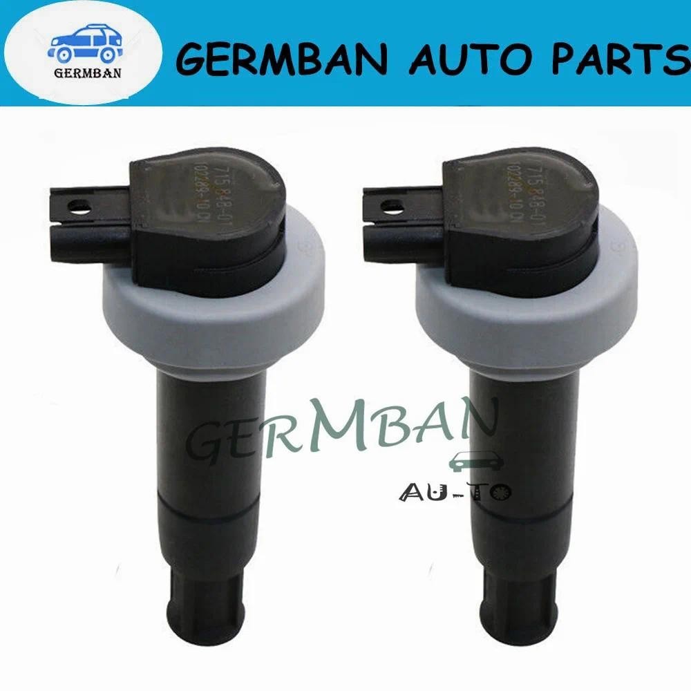 7715848-01 แพ็คคอยล์จุดระเบิดเครื่องยนต์ 2 ชิ้น 771584801 สําหรับ BMW G 650 G650 g650x-gs