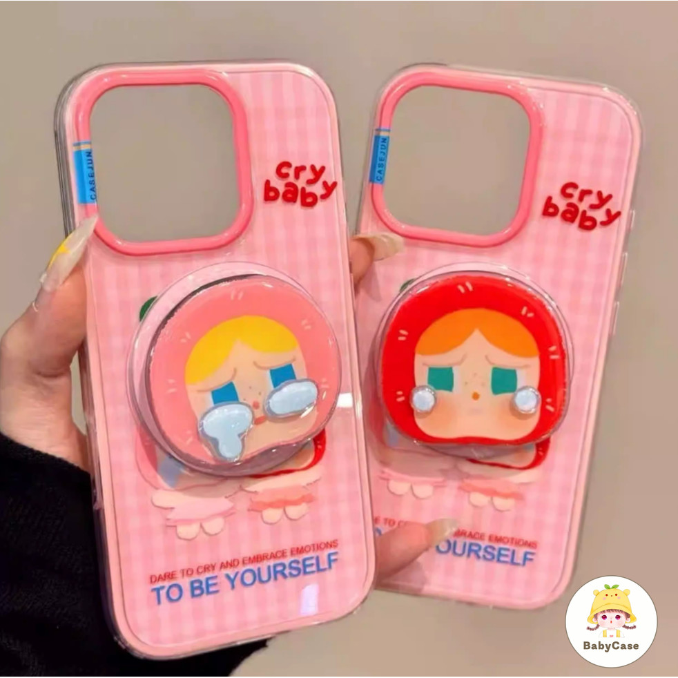 เหมาะสำหรับ IPhone 17 13 15 11 X XR XS MAX 7 8 14 16 Plus 12 14 16 Pro Max วัยรุ่น สีชมพู น่ารัก เรียบง่าย ล้ม ทน