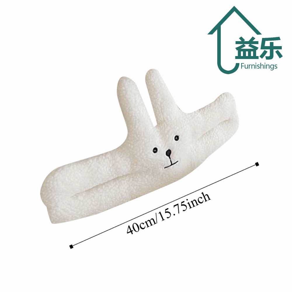 ANTINON ที่กั้นประตู, ขนแกะแกะ Plush วัสดุ Soothing ของเล่น, น่ารักสไตล์หมีออกแบบ Soft Touch แบบแขวนประตูแขวนประตูตกแต่งประตู ราคา ถูกที่สุด ดีลบีเคเค