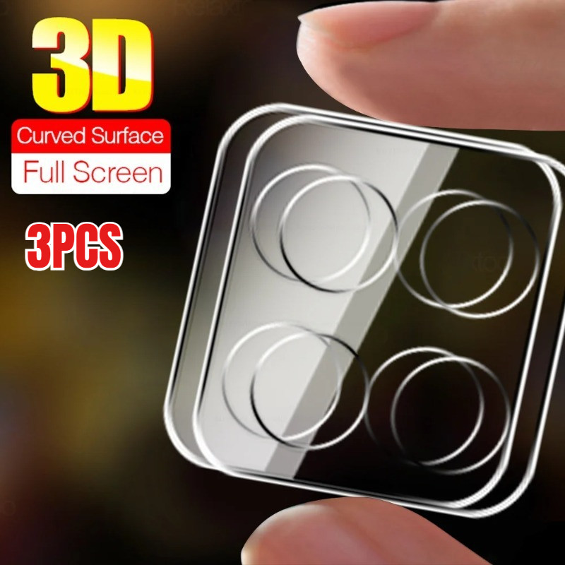 1-3 ชิ้น 3D กล้องเต็มรูปแบบสําหรับ Xiaomi 17 17Pro 17ProMax HD เลนส์กล้องฟิล์มกระจกนิรภัยสําหรับ Xiaomi 17 Pro Max โทรศัพท์ฝาหลังเลนส์อุปกรณ์ป้องกัน