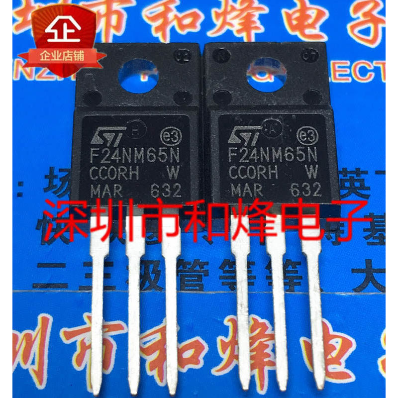 [ราคาเดียว] F24NM65N STF24NM65N TO-220F 650V 24A
