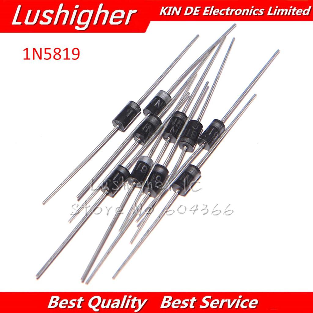 100PCS IN5819 DO-41 1A 40V SCHOTTKY DIODE 1N5819 DIP