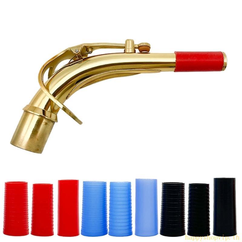 HSV แซ็กโซโฟน Bend คอแขนเปลี่ยนใช้งานง่ายเคสสําหรับซ่อมแซ็กโซโฟนสีแดงสีฟ้าสีดํา