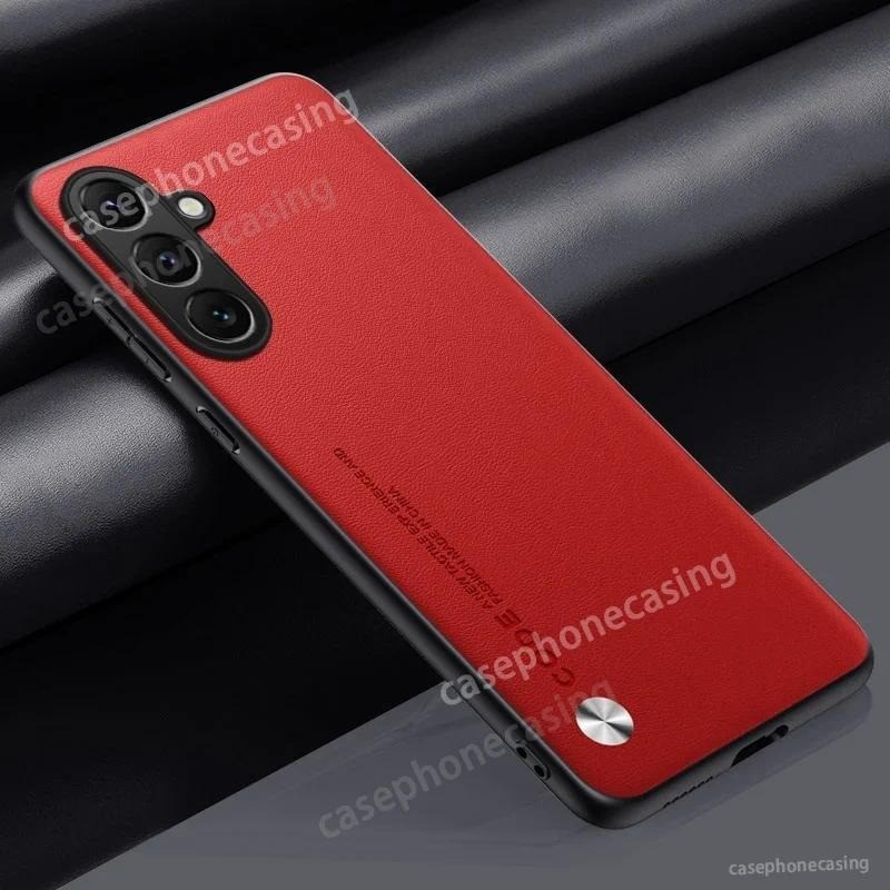 SAMSUNG เคสโทรศัพท์สําหรับSamsung Galaxy A57 A37 A27 A17 A07 SamsungA57 4G 5G 2026 เคสโทรศัพท์หรูหราหนังผิวTPUซิลิโคนกันกระแทกปกหลัง ราคา ถูกที่สุด ดีลบีเคเค แกลเลอรีภาพที่ 6