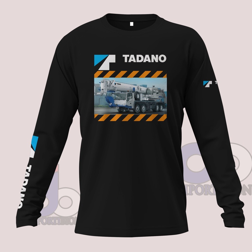 Tadano Crane Illustration/tadano Crane Long Sleeve Tshirt Jersey