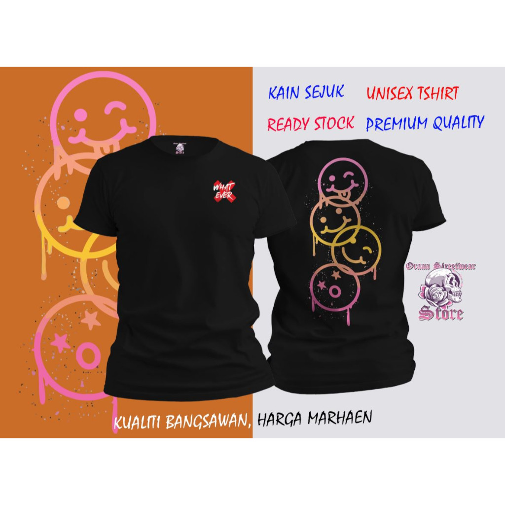 Smile TShirt Jersey Design Lelaki Wanita Cotton ผู้ชายผู้หญิง TShirt Unisex ผู้ชายผู้หญิงรอบคอ Xxs-6