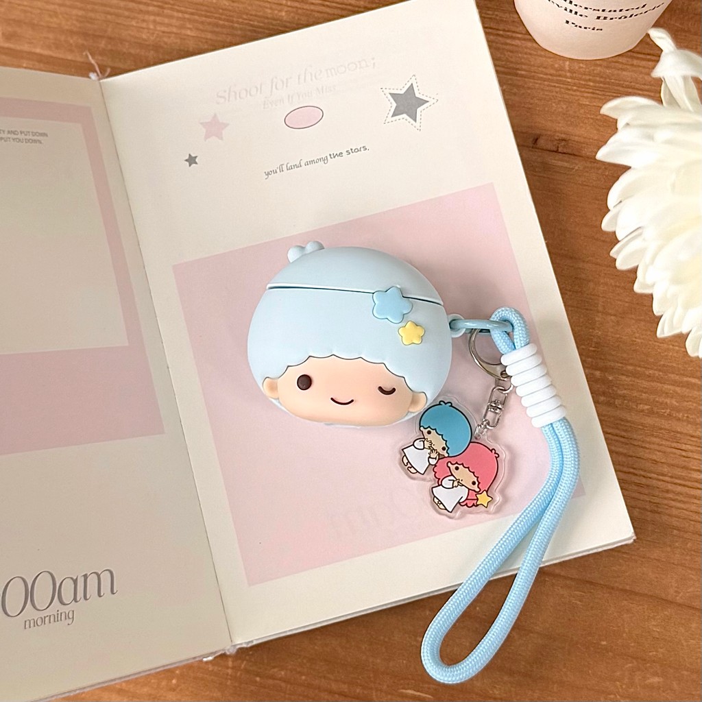 Sanrio Little Twin Stars 3D เคสซิลิโคนสําหรับ AIRPODS 1 2 3 4ANC PRO น่ารักฝาครอบป้องกันปลอก ราคา ถูกที่สุด ดีลบีเคเค แกลเลอรีภาพที่ 7