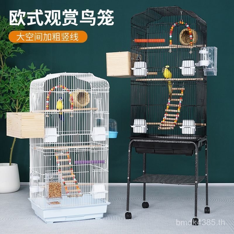 กรง Dihupi Villa กรงในครัวเรือน Breeding Cage Peony Cockatoo สัตว์เลี้ยง Pug Double-Layer กรงนกขนาดใ