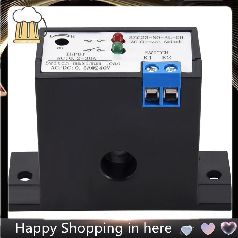 Current Mutual Induction Switch SZC23-NO-AL-CH ปกติเปิด Current Detection SWITCH สําหรับ AC Current 