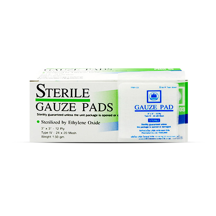 Sterile Gauze Pad 3x3 นิ้ว ซอง 1 ชิ้น