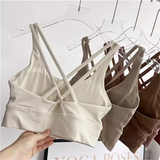 【YOGATRUTH】สปอร์ตบราดันทรง กันกระแทก สีนู้ด สําหรับผู้หญิง ใ…