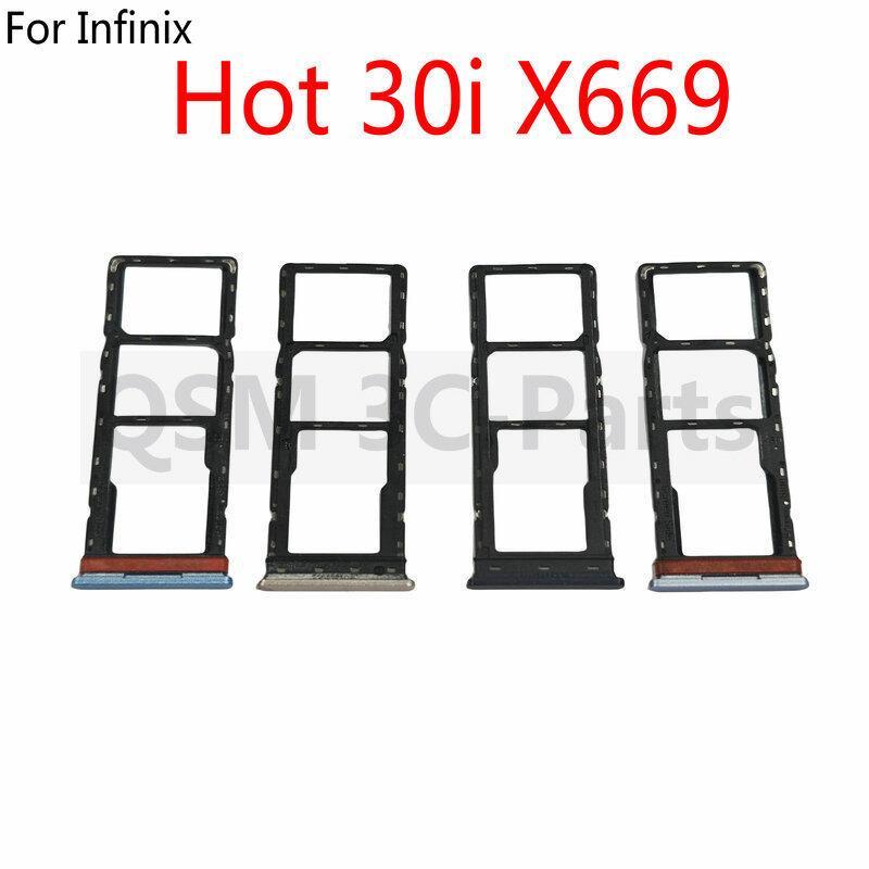 ซิมการ์ดถาดใส่ถาดสําหรับ Infinix Hot 30i X669 X669C X669D