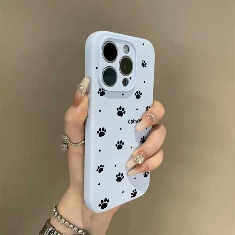 สุนัข Paw พิมพ์เหมาะสําหรับ Apple 17promax เคสโทรศัพท์ IPHONE16pro15 Huawei pura80 + mate70/60/50/40