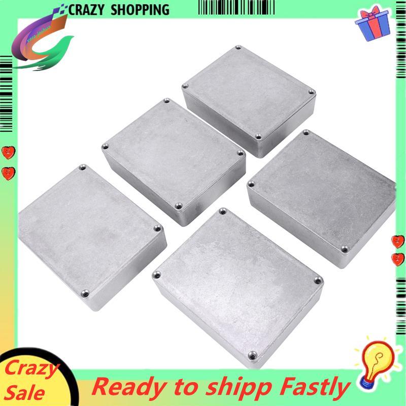 เอฟเฟคกีตาร์เหยียบอลูมิเนียมกล่อง Stomp สําหรับ DIY ชุดเหยียบกีตาร์ 1590BB