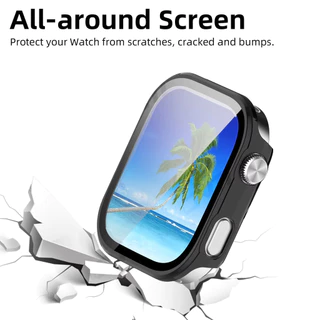 เคส กรณีแก้วนิรภัย for Redmi Watch 6 5 4 เคส ป้องกันหน้าจอป้องกัน Gores เติมฝาครอบคลุม for Xiaomi Redmi Watch 6 5 4