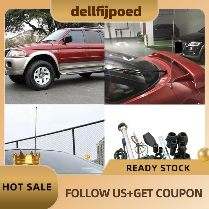 delfijpoedCar จัดแต่งทรงผมเสาอากาศชุด AM FM มอเตอร์อัตโนมัติรถอุปกรณ์เสริมสําหรับ W140 W126 W124 W20