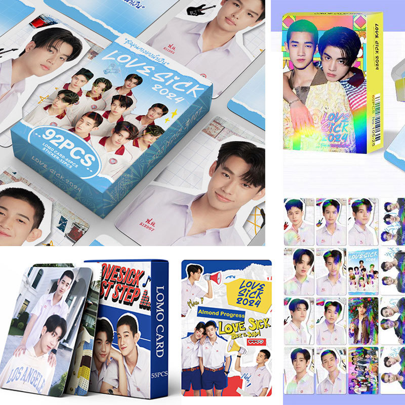 การ์ด LOMO Love Sick Pun และ No Thai TV Series Photocards อัลบั้ม Crds