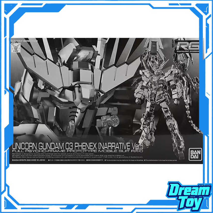 Bandai RG Unicorn Gundam 03 Phenex (Narrative Ver.) – 1/144 สเกล | โมบิลสูทกันดั้ม Narrative | ชุดโม