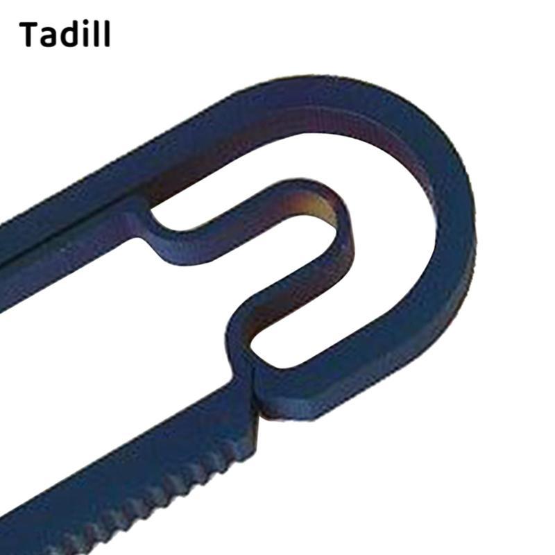 Tadill Titanium Alloy Camping Carabiner แขวนหัวเข็มขัด Anti-Lost Snap Hook คลิป — صورة 2