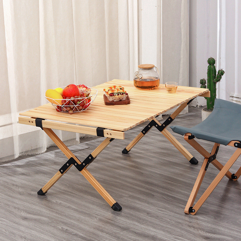Outdoor Folding Table Egg Roll Table Portable Folding Table Home Use Road Trip Multi-User Outdoor Ta