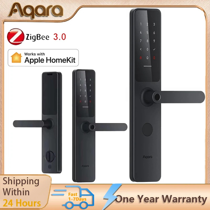 Aqara Zigbee สมาร์ทประตูล็อค A100 Pro ล็อคลายนิ้วมือสมาร์ทล็อคประตูล็อครหัสผ่านล็อคสนับสนุน Apple Ho