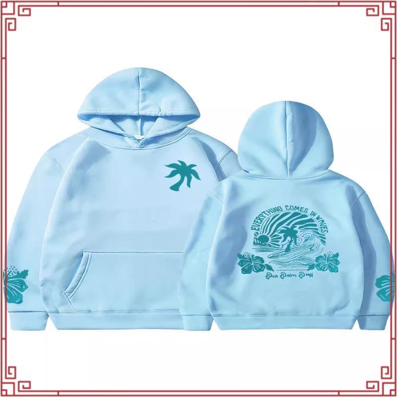 URTHE - เสื้อฮู้ด Oversized แขนยาว ปักลาย รุ่น  BROKEN CORAZON HOODIE