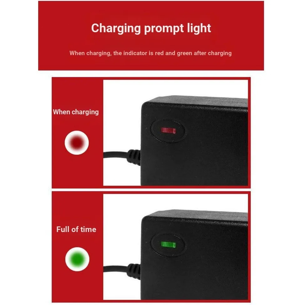 🔥QA🔥ที่ชาร์จสว่าน 21V DC 2A อแดปเตอร์ชาร์จแบตลิเธียม (ใหญ่)เต็มแล้วตัด มีไฟสถานะชาร์จแบตเต็ม เครื่องชาร์จแบตเตอรี่Makita - รูปที่ 3