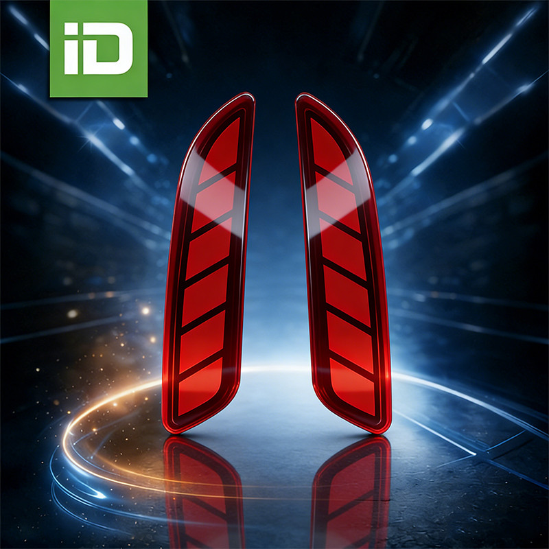 CARiD สำหรับ Toyota Corolla Cross 2020-2021 1 คู่ 3-in-1 ไฟเลี้ยว LED สะท้อนแสง ติดกันชนหลังรถยนต์