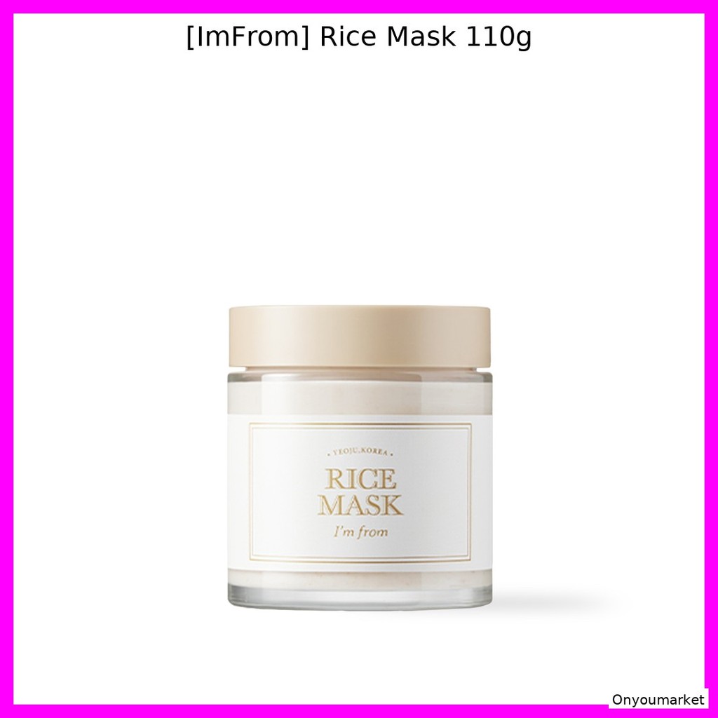 [ImFrom] Rice Mask 110g / Korean Rice Mask / Brightening Care / ของแท้ 100% โดย Onyoumarket