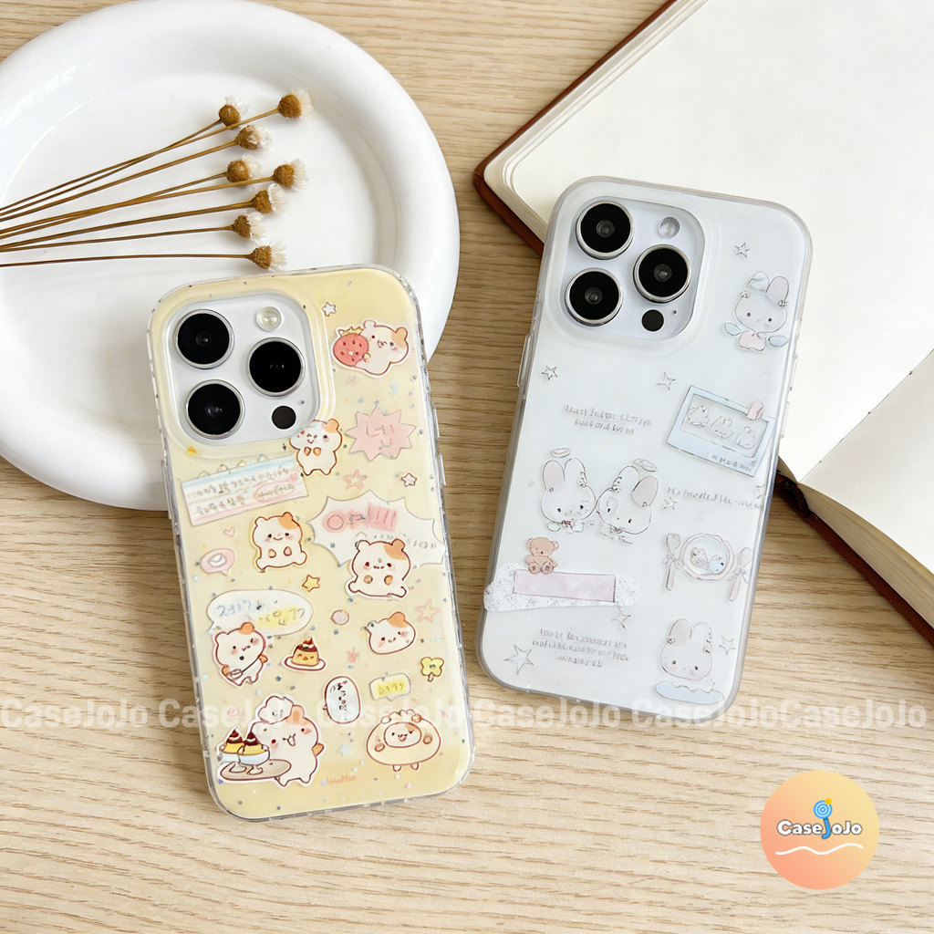 เหมาะสำหรับ VIVO Y16 Y15S V25 Y100 Y91 Y17 Y28 Y5 Y19S Y22 V29E Y03 Y21 Y21 เคสลายภาพประกอบสัตว์ แนวคาวาอี้