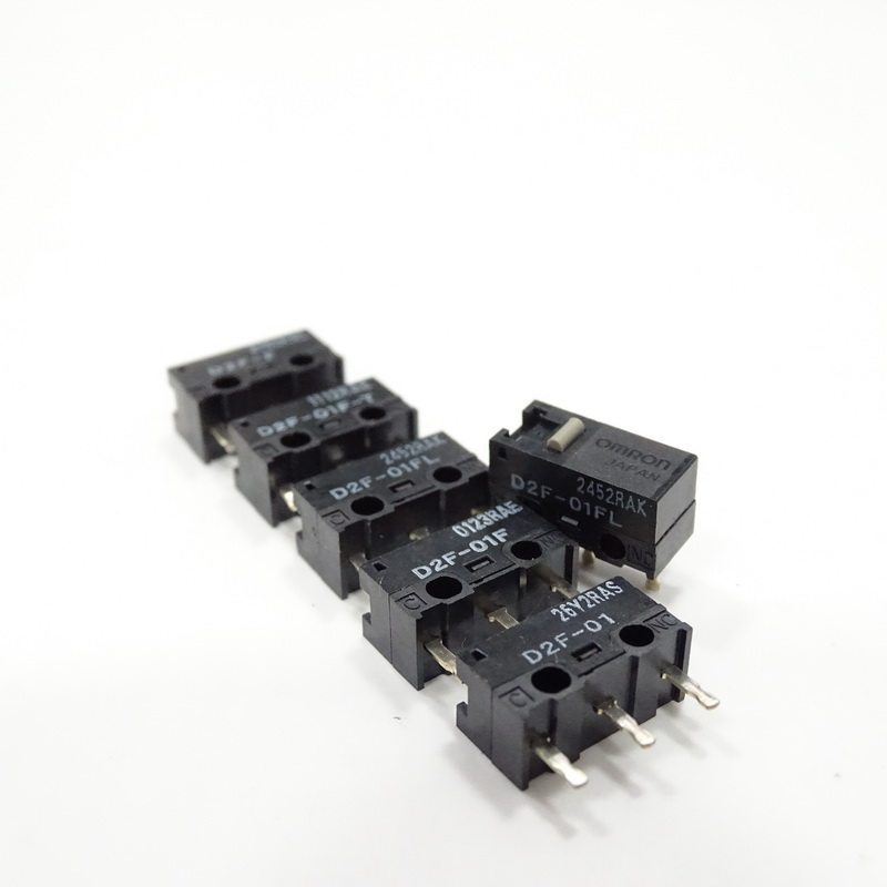 สินค้าญี่ปุ่นแท้ Original OMRON OMRON D2F-01F-T สีเทา Dot D2F-01FL เมาส์ปุ่มไมโครสวิตช์