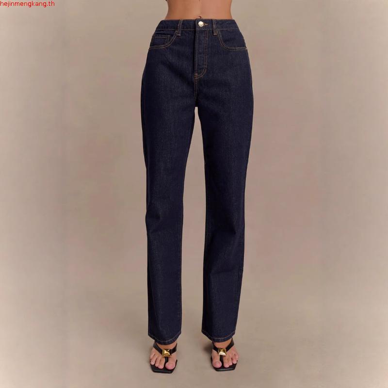 Mc Jeans กางเกงยีนส์ผู้ชาย ทรงกระบอกขาตรง (Straight) สียีนส์เข้ม MAIP176