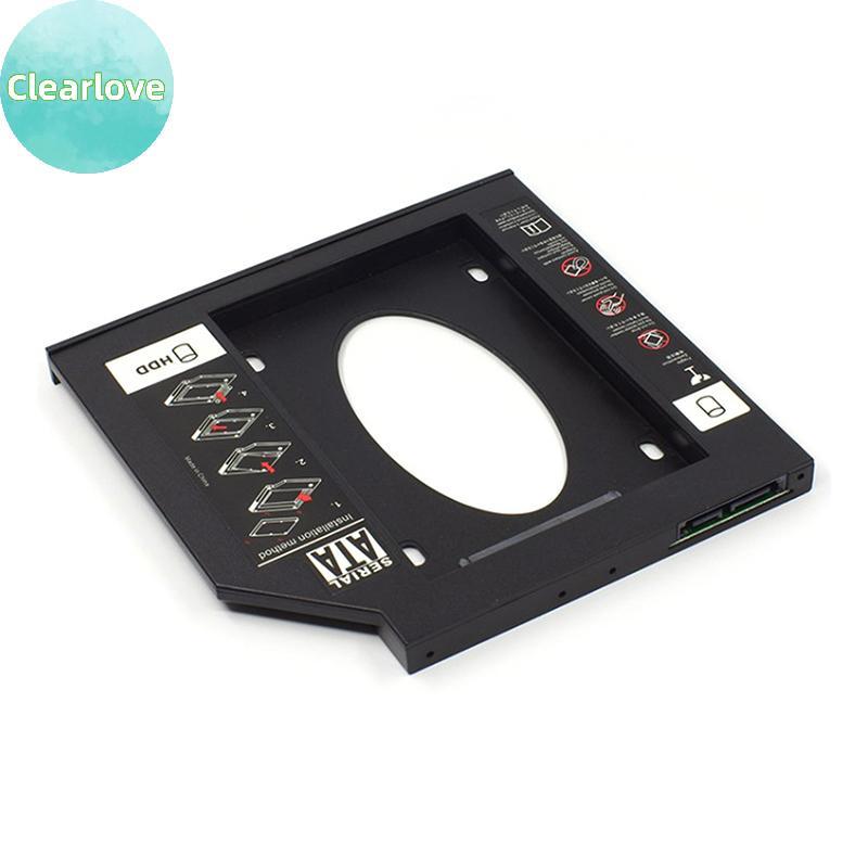 Clearlove พลาสติก 9.0 มม.9.5 มม.12.7 มม.HDD แคดดี้ SATA 3.0 ฮาร์ดดิสก์ไดรฟ์ SSD กล่องสําหรับแล็ปท็อป