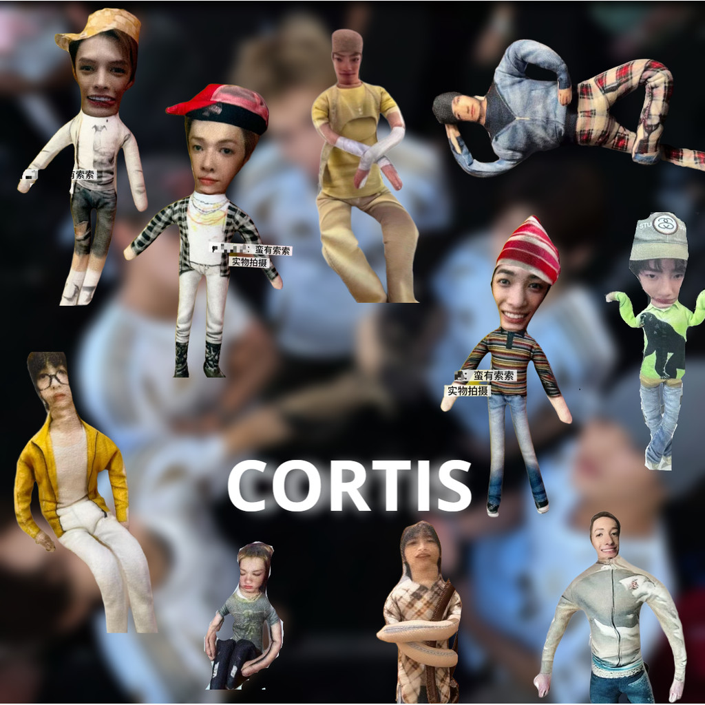 Cortis ลวดเหล็กตุ๊กตาเมาส์แห้ง martin johoon james เต็มรูปแบบกรอบสามารถลูกตุ้มรูปสําหรับเพื่อน SEONGHYEON KEONHO
