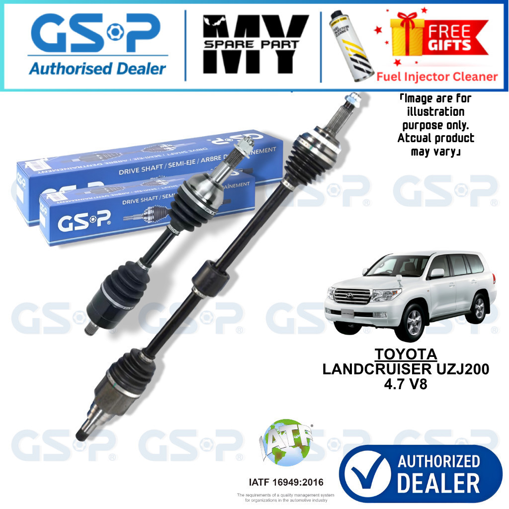 - - GSP DRIVE SHAFT สําหรับ TOYOTA LANDCRUISER UZJ200 4.7 V8 (AUTO)