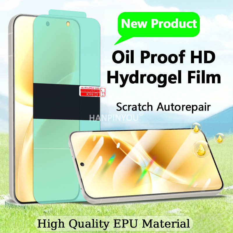 Ultra Clear Hydrophobic Oil Proof Hydrogel ฟิล์มสําหรับ vivo V70 Elite S50 Pro Mini S30 S20 S19 S18 V40 V30 Pro S18e ตําแหน่งป้องกันลายนิ้วมือซ่อมรอยขีดข่วน EPU ป้องกันหน้าจอ