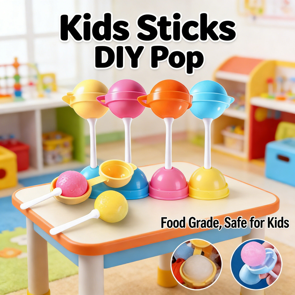 Pop Popsicle Ice Lolli Kids Grade Sticks Food Mom DIY แม่พิมพ์