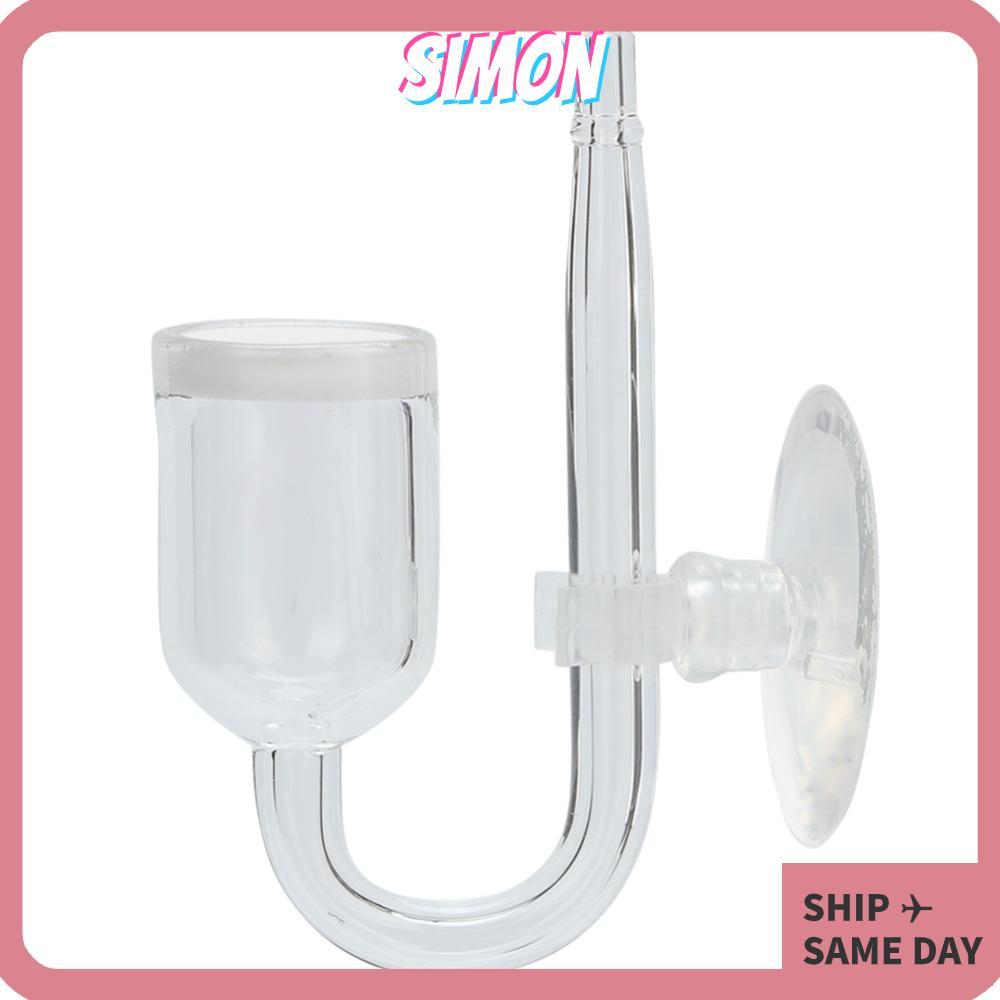 SIMON Glass Aquarium CO2 Refiner, Mini ขนาด Diffuser CO2 ละลาย Diffuser, ทนทานสูงโปร่งใสแก้ว CO2 Ato