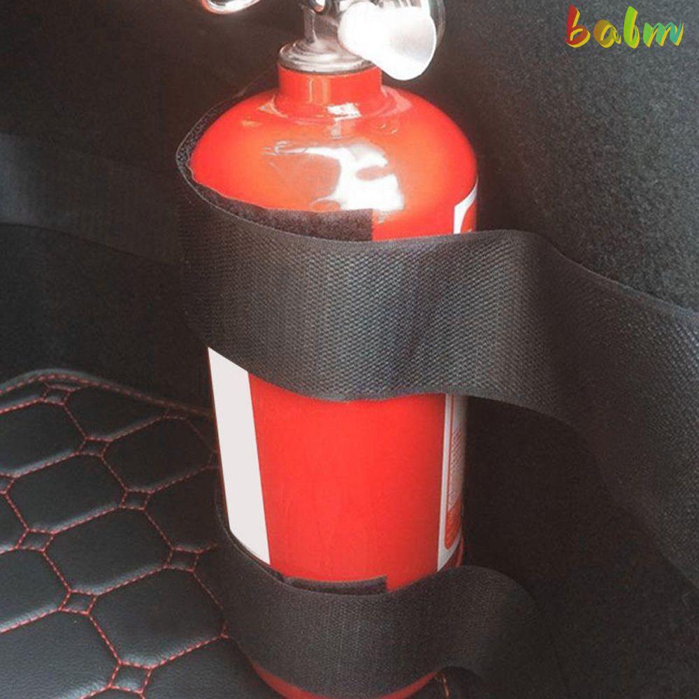 BALM 5 ชิ้นผู้ถือเครื่องดับเพลิง Deduct ไนลอนสีดํากระเป๋าท้ายรถ