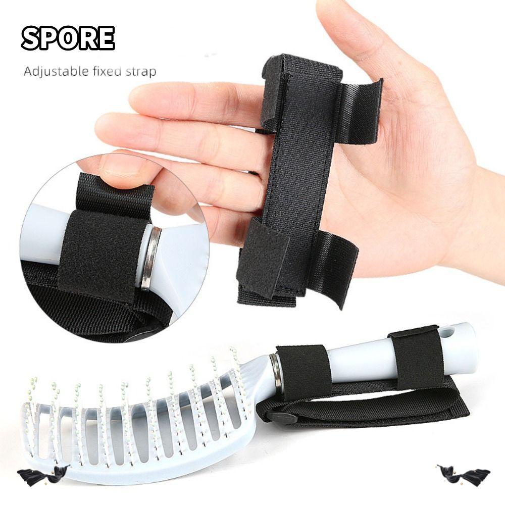 SPORE Adaptive Utensils, Non Slip Hand Tremors Eating Utensils, Ergonomic Adjustable Easy Grip Utens