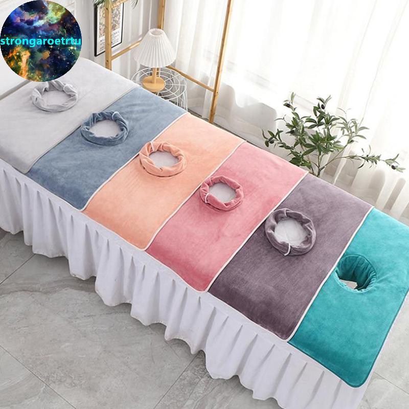 Strongaroetrtu 40*80 ซม.Thiened Beauty SPA โต๊ะนวด Planking Face Towel พร้อมเตียงหลุม TH