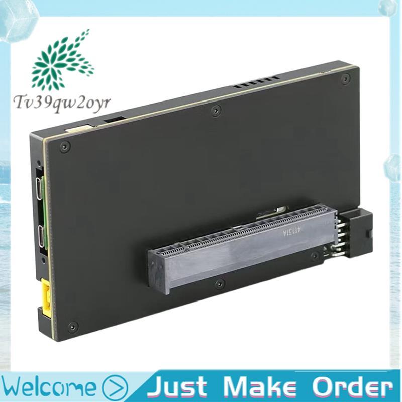 TH3P4GaN V2 กราฟิกการ์ด GPU Dock สําหรับ 3/4 USB4 กราฟิกการ์ด GPU Dock สําหรับ Square Power Interfac