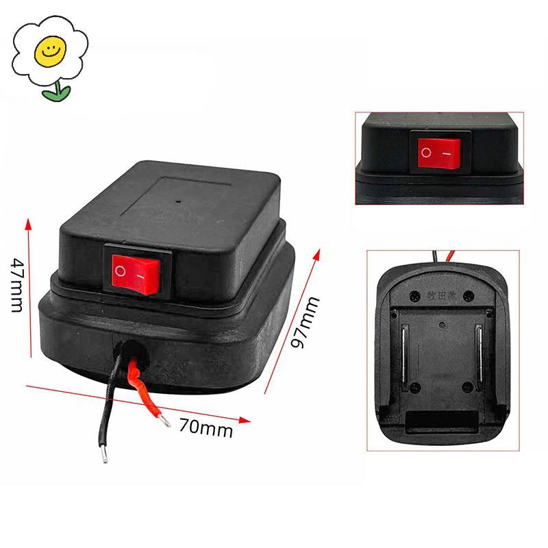 {}maoyting} สําหรับ Makita 18V 21V ผู้ถือแบตเตอรี่เชื่อมต่อสายเคเบิลเครื่องมือเชื่อมต่ออะแดปเตอร์ DIY ฐานอะแดปเตอร์ {COD}