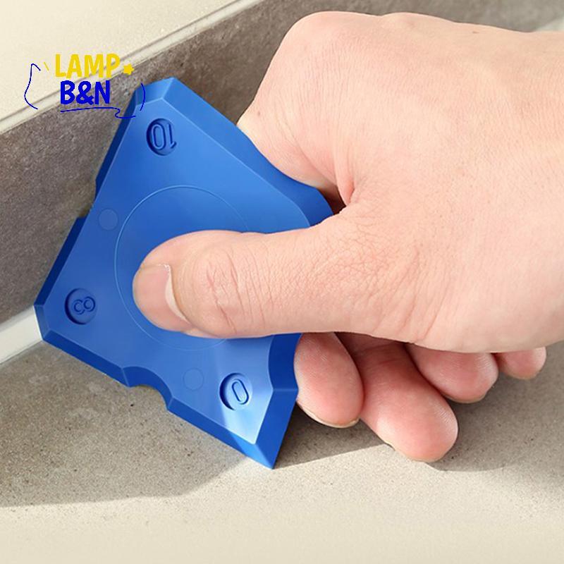 [B&N] 4 ชิ้น/เซ็ตหน้าต่างประตู Sealant Spreader กาวชุดเครื่องมือไม้พาย Scraper ซีเมนต์กาวเครื่องมือกําจัด Finishing Sealant Grout [ใหม่]
