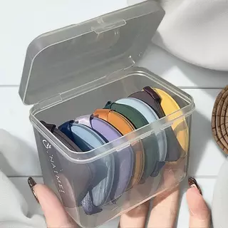 ชุดพัฟแต่งหน้าแบบนุ่ม 7 ชิ้น ดีไซน์พับได้ ใช้เปียกและแห้ง