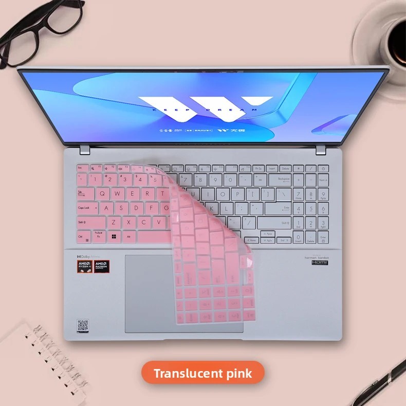 ซิลิโคนแป้นพิมพ์แล็ปท็อปสําหรับ ASUS V16 V3607 2025 V3607VU V3607VJ V3607VM V3607V 16 นิ้ว/ASUS Vivo