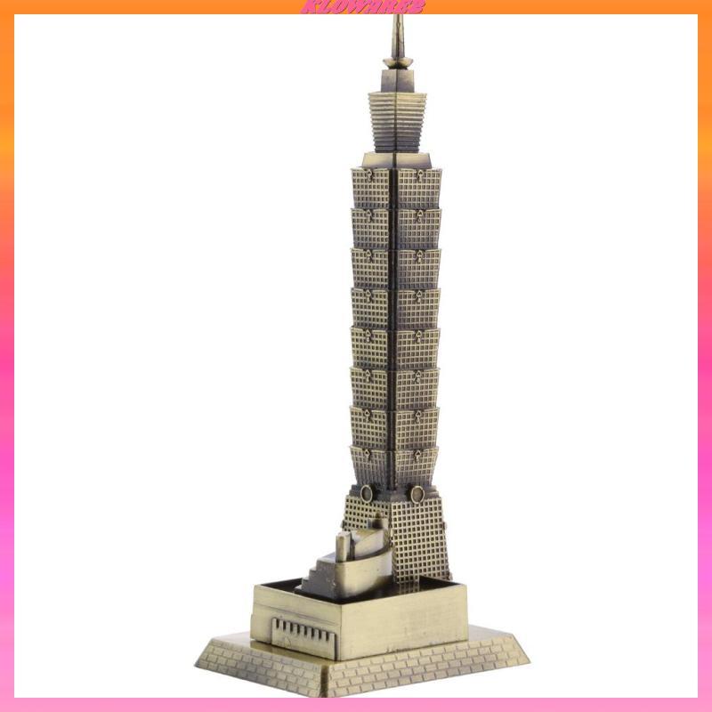 [โคลแวร์2] ไทเป 101 ทาวเวอร์อาคารประติมากรรมรูปปั้นหุ่นรุ่นของบ้าน/ตกแต่งสํานักงานของสะสม