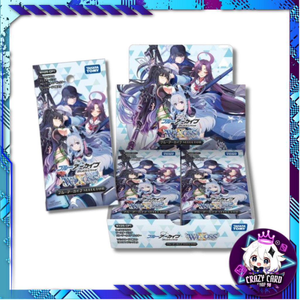 [ พร้อมส่ง!!! ] ยกกล่อง การ์ดเกม WIXOSS / Blue Archive SELECTOR [WX25-CP1] : Takara Tomy