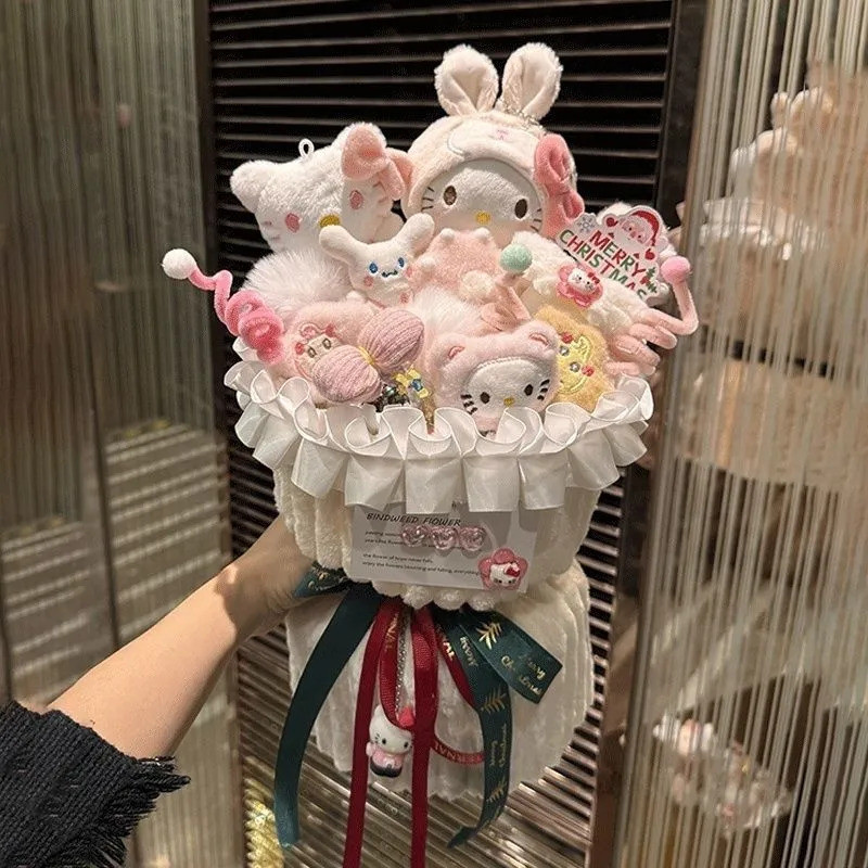 Hello kitty Doll Bouquet kt Girl Girl Girl Girl Girl Girl Girl Girl Girlfriend Birthday Gift ของขวัญ